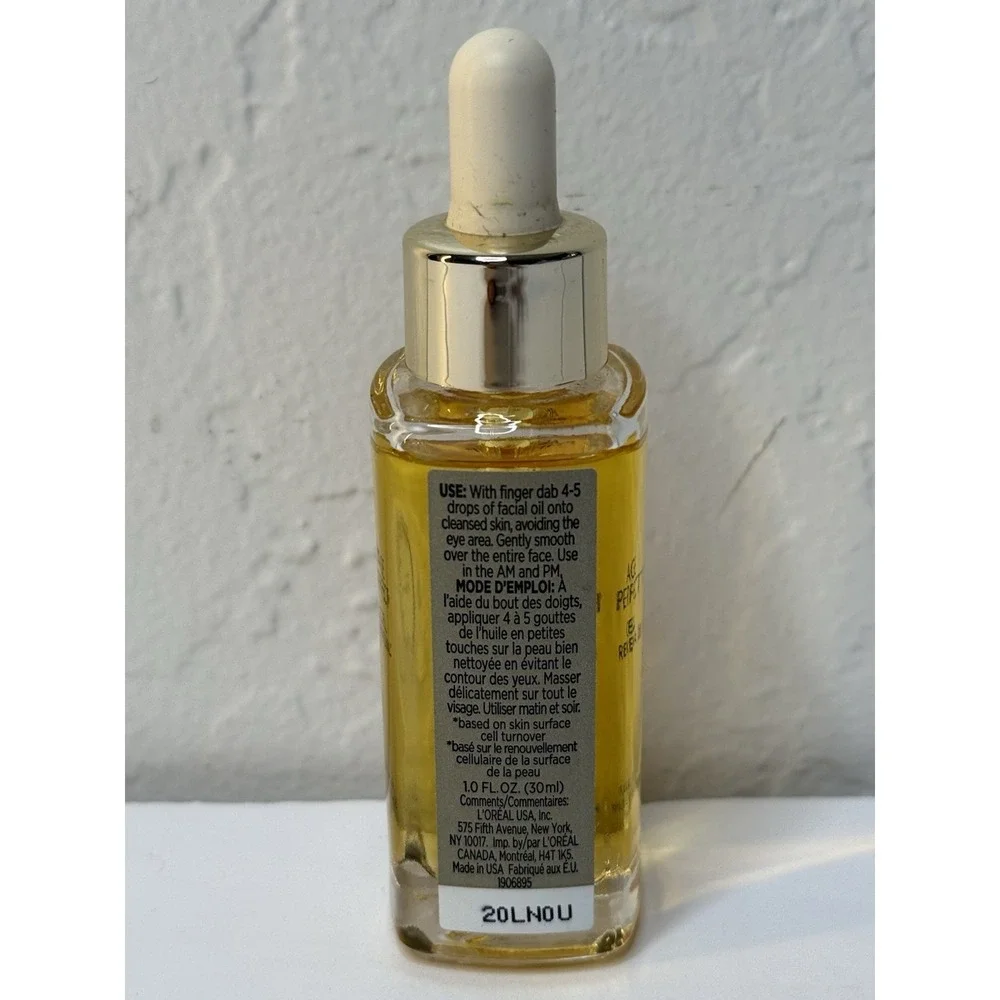 L'Oreal Age Perfect Cell Renewal Facial Oil Light 1oz Beauty Timeless Self Care